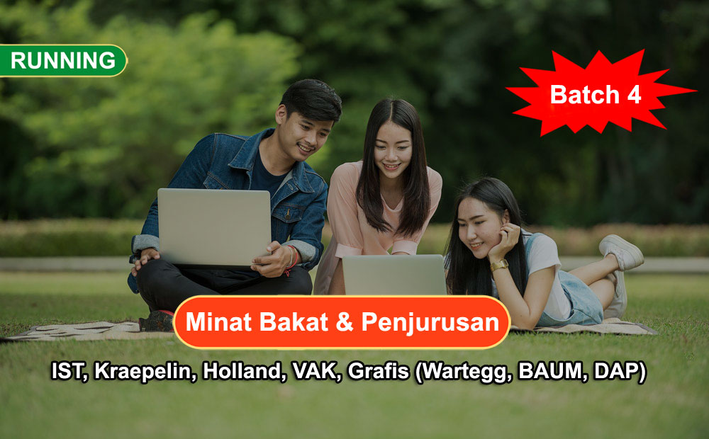 Pelatihan Alat Tes Psikologi: Tes Minat Bakat & Penjurusan (Batch 4)