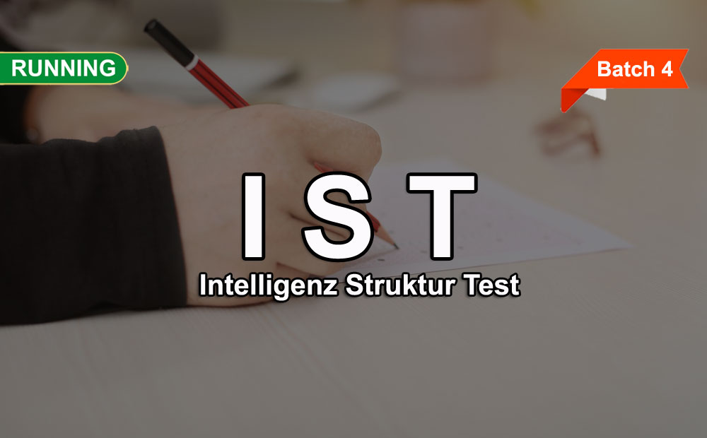 Training IST (Intelligenz Struktur Test) Online (Batch 4)